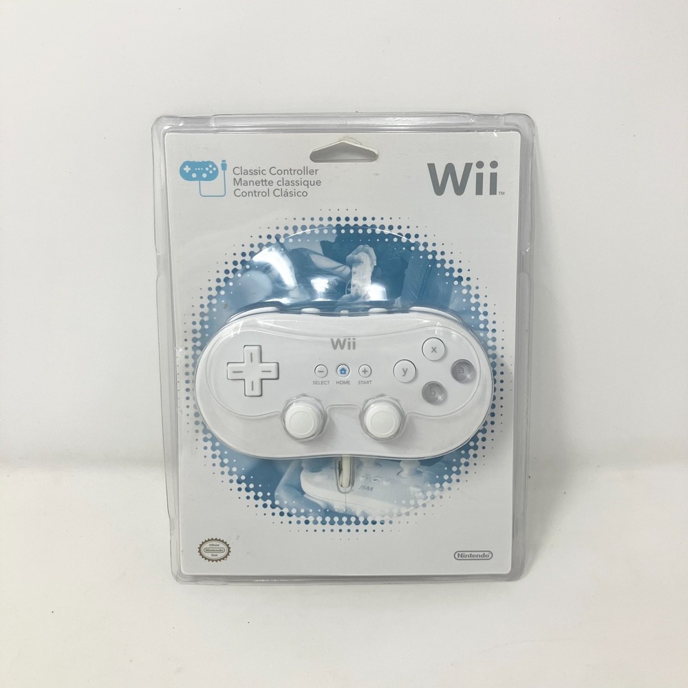 Nintendo Wii Classic Controller White OEM Official Nintendo Brand New Sealed